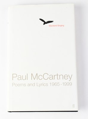 Lot 560 - PAUL MCCARTNEY; 'Poems and Lyrics 1965-1999',...