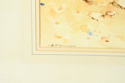 Lot 1228 - BERNARD MCDONALD (born 1944); watercolour,...