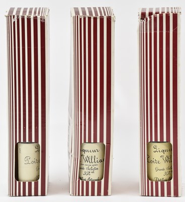 Lot 184 - Three boxed bottles of Eaux de Vie de Fruits...