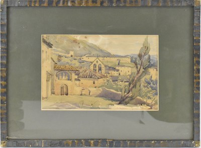 Lot 184 - W. S. C; watercolour rural scene, 'Near...