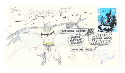 Lot 538 - BATMAN; a US first day cover envelope bearing...