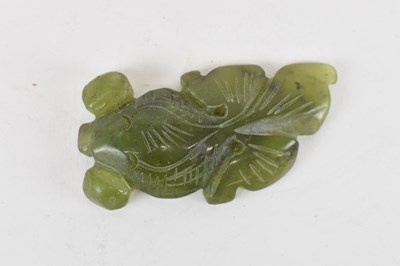 Lot 636 - A group of six Chinese carved hardstones...