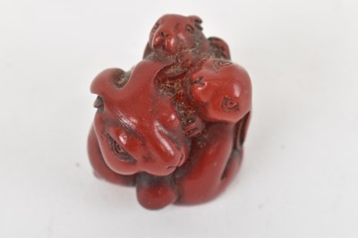 Lot 636 - A group of six Chinese carved hardstones...