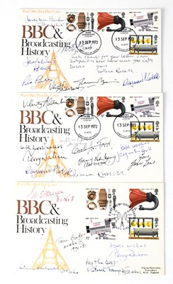 Lot 535 - DOCTOR WHO; three first day covers...