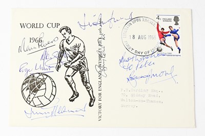 Lot 482 - WORLD CUP 1966; a first day cover bearing...