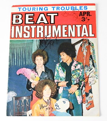 Lot 135 - JIMI HENDRIX; a copy of 'Beat Instrumental'...
