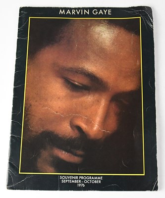 Lot 556 - MARVIN GAYE; a 'Souvenir Programme...