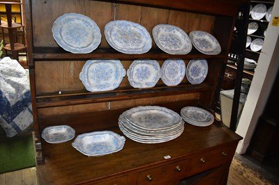 Lot 1227 - Twenty-one pieces of 19th century ironstone...