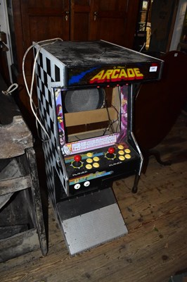 Lot 1241 - A reproduction Mame arcade machine, cased,...