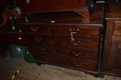 Lot 1248 - An early 19th century mahogany chest of two...