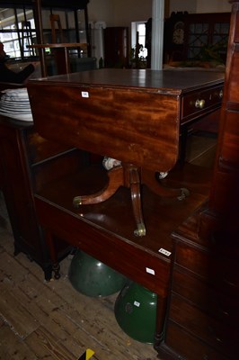 Lot 1249 - A 19th century mahogany drop-leaf Pembroke...