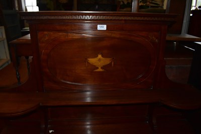 Lot 1252 - An Edwardian inlaid mahogany demi-lune side...
