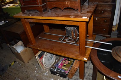 Lot 1254 - A Victorian walnut pot cupboard and a further...