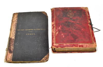 Lot 879 - A Manchester Artillery scrapbook, dated...