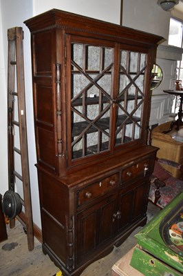 Lot 1274 - An 18th century Welsh oak and mahogany...