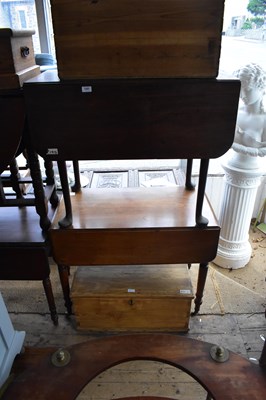 Lot 1285 - Two 19th century drop-leaf tables including a...