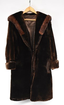 Lot 445 - A mink fur coat.