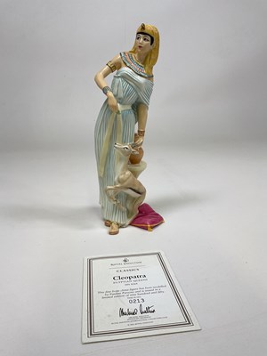 Lot 226 - ROYAL DOULTON; a 'Cleopatra' figure from...