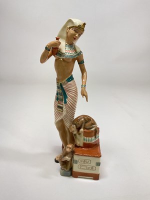 Lot 228 - ROYAL DOULTON; a 'Hatshepsut' figure from the...