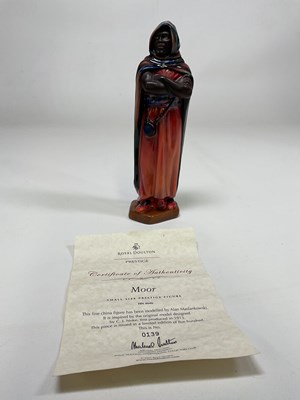 Lot 160 - ROYAL DOULTON; prestige 'Moor' figure, HN4646...