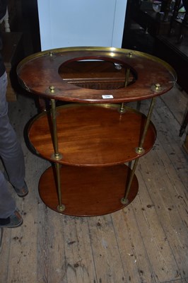 Lot 1296 - A 19th century campaign mahogany washstand...