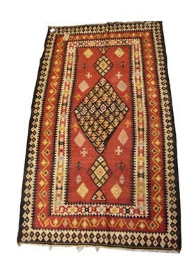 Lot 85 - A hand woven flat weave Kurdish Kilim rug,...