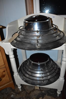 Lot 1452 - Two vintage heat lights, diameter 46cm.