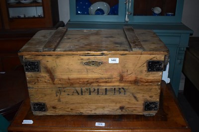 Lot 1462 - A vintage child's croquet set in wooden case.