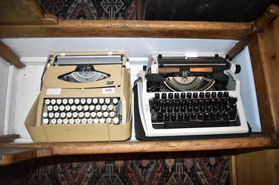 Lot 1476 - A collection of ten vintage typewriters,...