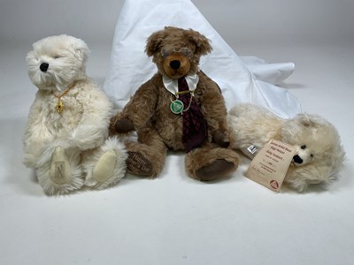 Lot 318 - Three teddy bears comprising Deans bear...