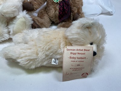 Lot 318 - Three teddy bears comprising Deans bear...