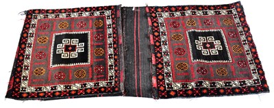 Lot 141 - An Uzbek Mihrab Bokhara hand-knotted saddlebag,...