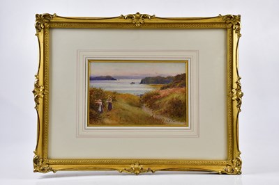 Lot 2488 - JOHN H TYSON (1886-1905); watercolour, figures...