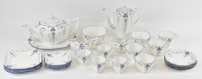 Lot 477 - SHELLEY; an Art Deco part six setting tea...