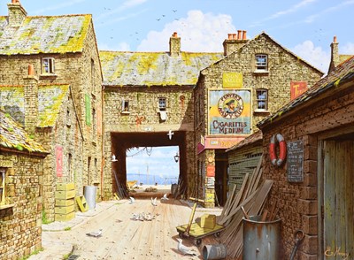 Lot 25 - EDWARD HERSEY (born 1948); acrylic on canvas,...