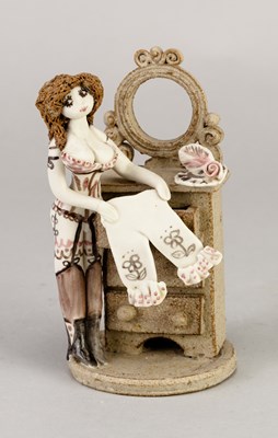 Lot 273 - HILARY BROCK (born 1933); a porcelain figure...