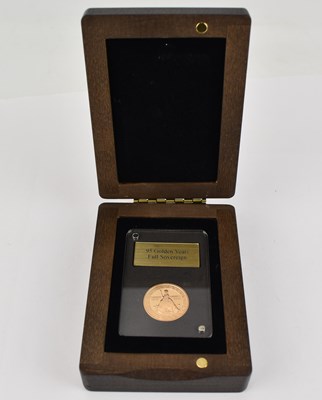 Lot 675 - An Elizabeth II '95 Golden Years' sovereign,...