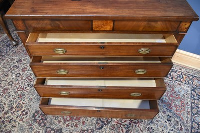 Lot 85 - A Victorian mahogany chest of drawers with two...