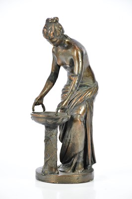 Lot 1189 - An early 20th century bronzed metal figure of...