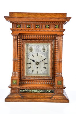 Lot 2076 - J C JENNENS, LONDON; a 19th century carved oak...