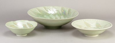 Lot 302 - JANE SMITH (born 1931); a near graduated trio...