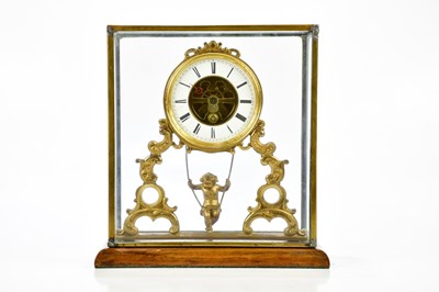 Lot 2128 - An early 20th century French mantel clock, the...