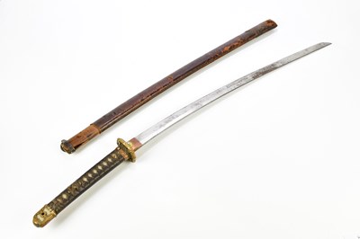 Lot 1619 - A Japanese WWII army officer's Katana type 98...