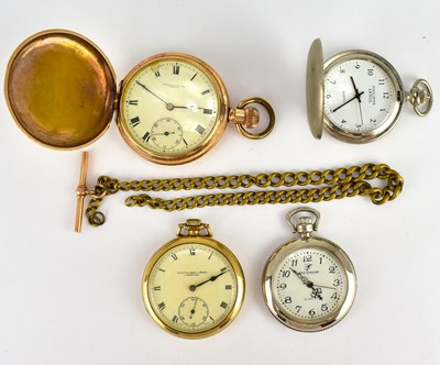 Lot 921 - Four pocket watches comprising a Thomas...