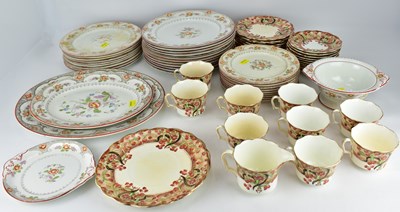 Lot 316 - Two Victorian part dinner and tea services to...