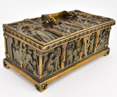 Lot 366 - A 19th century brass and gilt...