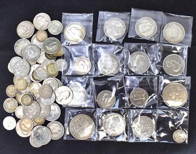 Lot 699 - A group of silver, half silver and other,...