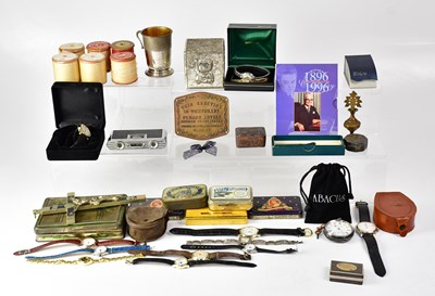 Lot 210 - A quantity of watches and collectibles, to...