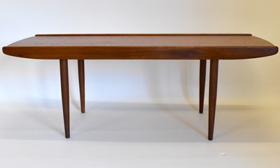 Lot 22 - A 1970s coffee table, 44 x 125 x 44cm, a...
