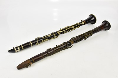 Lot 1121 - JTL, LONDON; a class 'C' B flat clarinet, with...